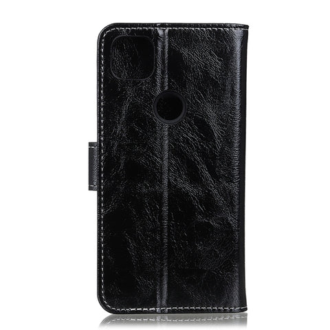 Retro Crazy Horse Texture Horizontal Flip Leather Case with Holder & Card Slots & Photo Frame & Wallet, For OPPO A15, For Samsung Galaxy A02s 164