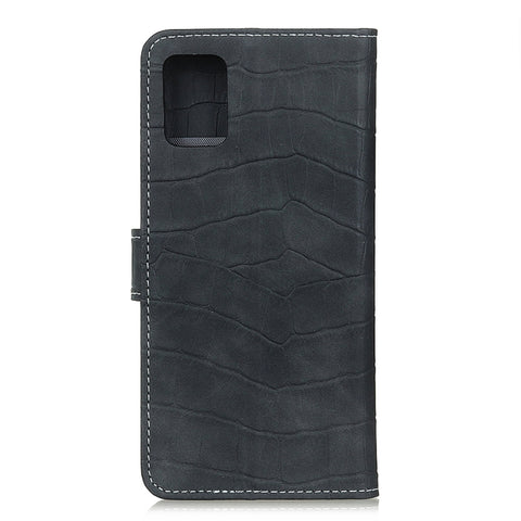 For Samsung Galaxy A02s Crocodile Texture Horizontal Flip Leather Case with Holder & Card Slots & Wallet, For Samsung Galaxy A02s