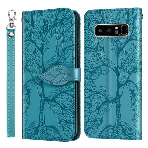 Life of Tree Embossing Pattern Horizontal Flip Leather Case with Holder & Card Slot & Wallet & Photo Frame & Lanyard, For Samsung Galaxy Note8, For Samsung Galaxy Note9, For Samsung Galaxy Note10, For Samsung Galaxy Note10+, For Samsung Galaxy Note20  ...