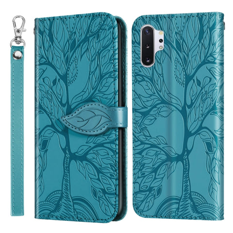 Life of Tree Embossing Pattern Horizontal Flip Leather Case with Holder & Card Slot & Wallet & Photo Frame & Lanyard, For Samsung Galaxy Note8, For Samsung Galaxy Note9, For Samsung Galaxy Note10, For Samsung Galaxy Note10+, For Samsung Galaxy Note20  ...