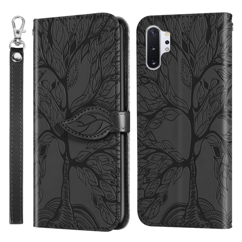 Life of Tree Embossing Pattern Horizontal Flip Leather Case with Holder & Card Slot & Wallet & Photo Frame & Lanyard, For Samsung Galaxy Note8, For Samsung Galaxy Note9, For Samsung Galaxy Note10, For Samsung Galaxy Note10+, For Samsung Galaxy Note20  ...