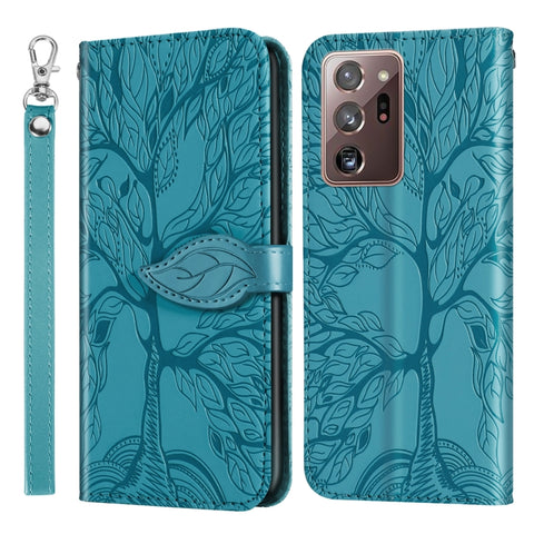 Life of Tree Embossing Pattern Horizontal Flip Leather Case with Holder & Card Slot & Wallet & Photo Frame & Lanyard, For Samsung Galaxy Note8, For Samsung Galaxy Note9, For Samsung Galaxy Note10, For Samsung Galaxy Note10+, For Samsung Galaxy Note20  ...