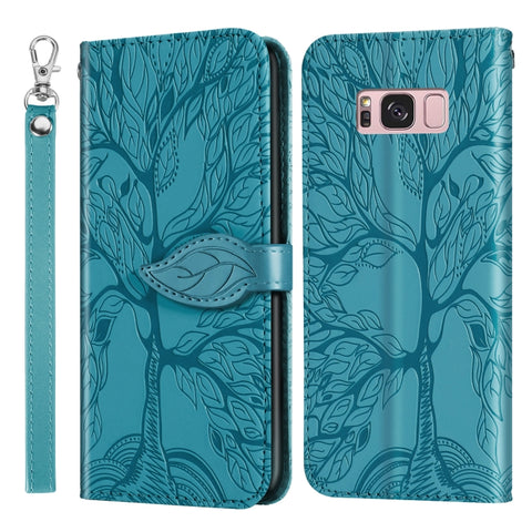 Life of Tree Embossing Pattern Horizontal Flip Leather Case with Holder & Card Slot & Wallet & Photo Frame & Lanyard, For Samsung Galaxy Note8, For Samsung Galaxy Note9, For Samsung Galaxy Note10, For Samsung Galaxy Note10+, For Samsung Galaxy Note20  ...