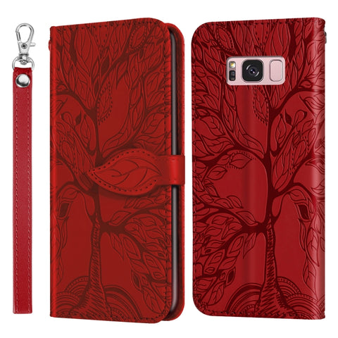 Life of Tree Embossing Pattern Horizontal Flip Leather Case with Holder & Card Slot & Wallet & Photo Frame & Lanyard, For Samsung Galaxy Note8, For Samsung Galaxy Note9, For Samsung Galaxy Note10, For Samsung Galaxy Note10+, For Samsung Galaxy Note20  ...