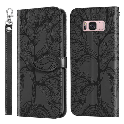 Life of Tree Embossing Pattern Horizontal Flip Leather Case with Holder & Card Slot & Wallet & Photo Frame & Lanyard, For Samsung Galaxy Note8, For Samsung Galaxy Note9, For Samsung Galaxy Note10, For Samsung Galaxy Note10+, For Samsung Galaxy Note20  ...