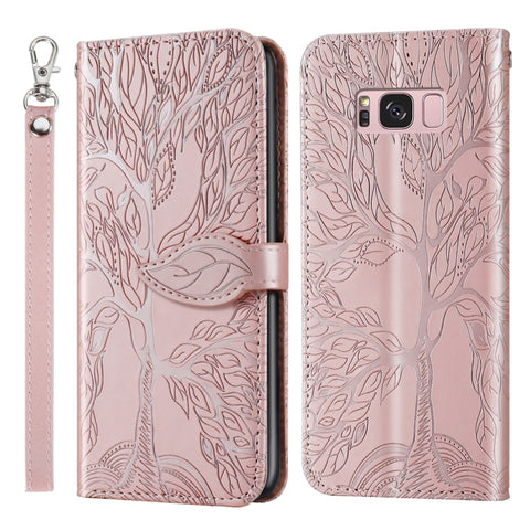 Life of Tree Embossing Pattern Horizontal Flip Leather Case with Holder & Card Slot & Wallet & Photo Frame & Lanyard, For Samsung Galaxy Note8, For Samsung Galaxy Note9, For Samsung Galaxy Note10, For Samsung Galaxy Note10+, For Samsung Galaxy Note20  ...