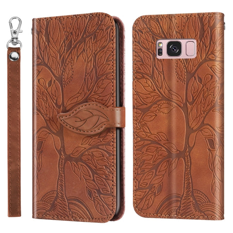 Life of Tree Embossing Pattern Horizontal Flip Leather Case with Holder & Card Slot & Wallet & Photo Frame & Lanyard, For Samsung Galaxy Note8, For Samsung Galaxy Note9, For Samsung Galaxy Note10, For Samsung Galaxy Note10+, For Samsung Galaxy Note20  ...