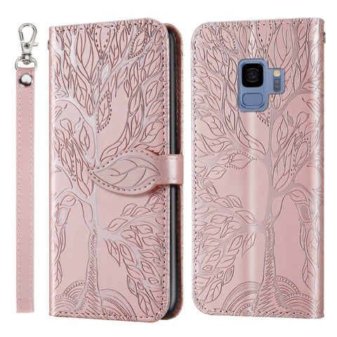 Life of Tree Embossing Pattern Horizontal Flip Leather Case with Holder & Card Slot & Wallet & Photo Frame & Lanyard, For Samsung Galaxy Note8, For Samsung Galaxy Note9, For Samsung Galaxy Note10, For Samsung Galaxy Note10+, For Samsung Galaxy Note20  ...