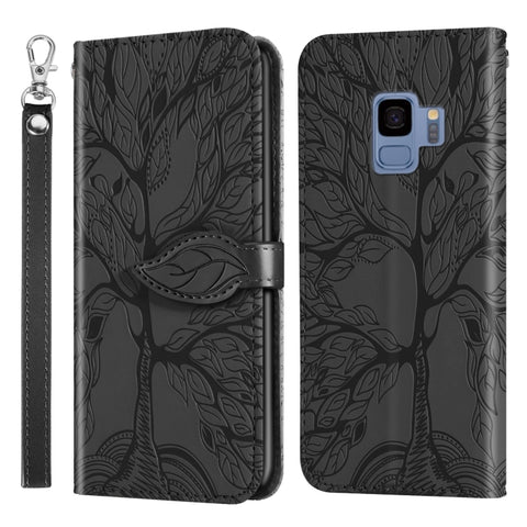Life of Tree Embossing Pattern Horizontal Flip Leather Case with Holder & Card Slot & Wallet & Photo Frame & Lanyard, For Samsung Galaxy Note8, For Samsung Galaxy Note9, For Samsung Galaxy Note10, For Samsung Galaxy Note10+, For Samsung Galaxy Note20  ...