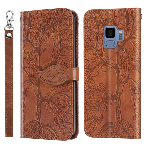 Life of Tree Embossing Pattern Horizontal Flip Leather Case with Holder & Card Slot & Wallet & Photo Frame & Lanyard, For Samsung Galaxy Note8, For Samsung Galaxy Note9, For Samsung Galaxy Note10, For Samsung Galaxy Note10+, For Samsung Galaxy Note20  ...