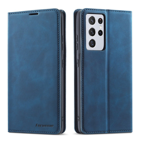 Forwenw Dream Series Oil Edge Strong Magnetism Horizontal Flip Leather Case with Holder & Card Slots & Wallet & Photo Frame, For Samsung Galaxy S21 5G, For Samsung Galaxy S21+ 5G, For Samsung Galaxy S21 Ultra 5G, For Xiaomi Mi 10T Lite                 ...
