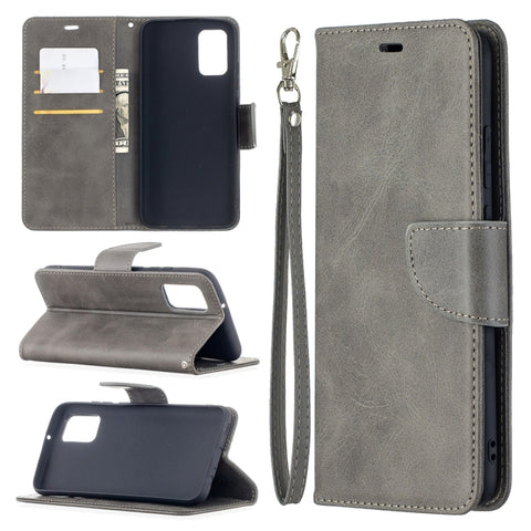 Retro Lambskin Texture Pure Color Horizontal Flip PU Leather Case with Holder & Card Slots & Wallet & Lanyard, For Nokia 5.4, For Samsung Galaxy A02s (EU Version)