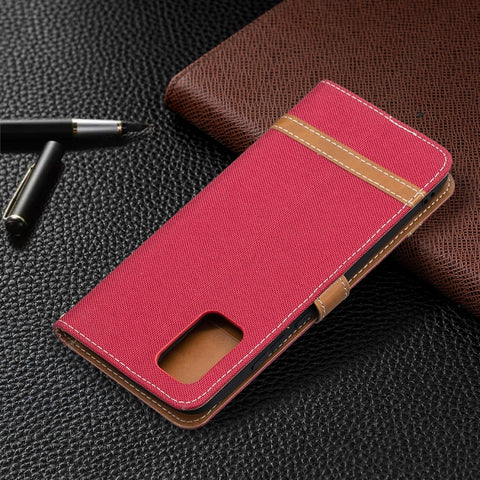 Color Matching Denim Texture Horizontal Flip Leather Case with Holder & Card Slots & Wallet & Lanyard, For Nokia 5.4, For Samsung Galaxy A02s (EU Version)