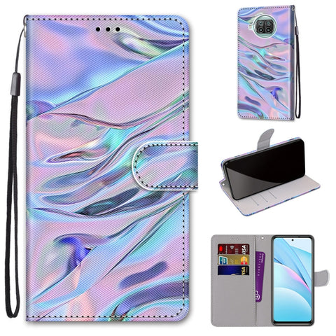 Coloured Drawing Cross Texture Horizontal Flip PU Leather Case with Holder & Card Slots & Wallet & Lanyard, For Xiaomi Mi 10T Lite, For Xiaomi Mi 10T Pro / 10T / K30s