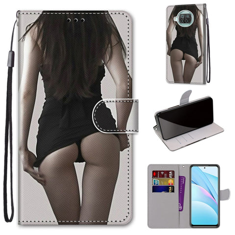 Coloured Drawing Cross Texture Horizontal Flip PU Leather Case with Holder & Card Slots & Wallet & Lanyard, For Xiaomi Mi 10T Lite, For Xiaomi Mi 10T Pro / 10T / K30s