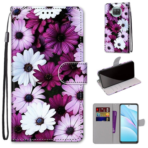 Coloured Drawing Cross Texture Horizontal Flip PU Leather Case with Holder & Card Slots & Wallet & Lanyard, For Xiaomi Mi 10T Lite, For Xiaomi Mi 10T Pro / 10T / K30s