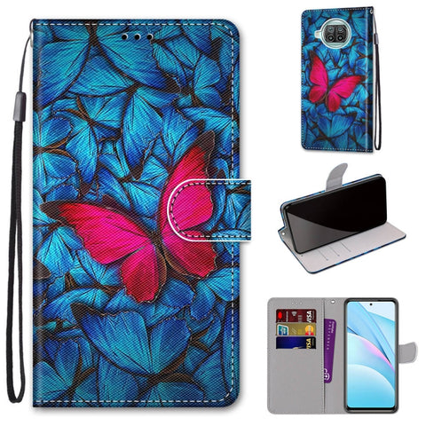 Coloured Drawing Cross Texture Horizontal Flip PU Leather Case with Holder & Card Slots & Wallet & Lanyard, For Xiaomi Mi 10T Lite, For Xiaomi Mi 10T Pro / 10T / K30s