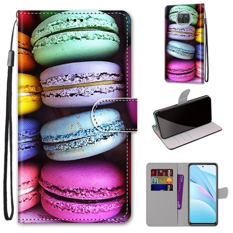 Coloured Drawing Cross Texture Horizontal Flip PU Leather Case with Holder & Card Slots & Wallet & Lanyard, For Xiaomi Mi 10T Lite, For Xiaomi Mi 10T Pro / 10T / K30s