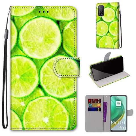 Coloured Drawing Cross Texture Horizontal Flip PU Leather Case with Holder & Card Slots & Wallet & Lanyard, For Xiaomi Mi 10T Lite, For Xiaomi Mi 10T Pro / 10T / K30s