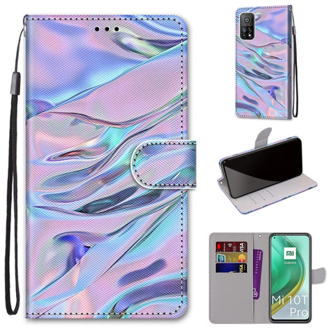Coloured Drawing Cross Texture Horizontal Flip PU Leather Case with Holder & Card Slots & Wallet & Lanyard, For Xiaomi Mi 10T Lite, For Xiaomi Mi 10T Pro / 10T / K30s
