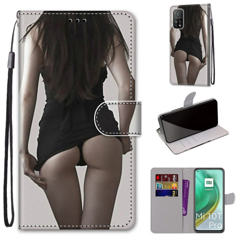 Coloured Drawing Cross Texture Horizontal Flip PU Leather Case with Holder & Card Slots & Wallet & Lanyard, For Xiaomi Mi 10T Lite, For Xiaomi Mi 10T Pro / 10T / K30s