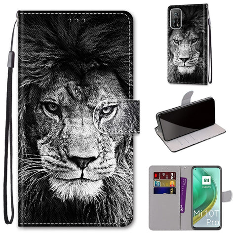 Coloured Drawing Cross Texture Horizontal Flip PU Leather Case with Holder & Card Slots & Wallet & Lanyard, For Xiaomi Mi 10T Lite, For Xiaomi Mi 10T Pro / 10T / K30s