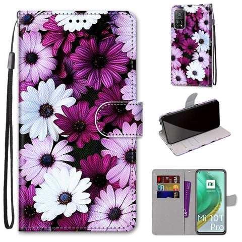 Coloured Drawing Cross Texture Horizontal Flip PU Leather Case with Holder & Card Slots & Wallet & Lanyard, For Xiaomi Mi 10T Lite, For Xiaomi Mi 10T Pro / 10T / K30s