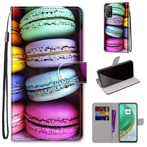 Coloured Drawing Cross Texture Horizontal Flip PU Leather Case with Holder & Card Slots & Wallet & Lanyard, For Xiaomi Mi 10T Lite, For Xiaomi Mi 10T Pro / 10T / K30s