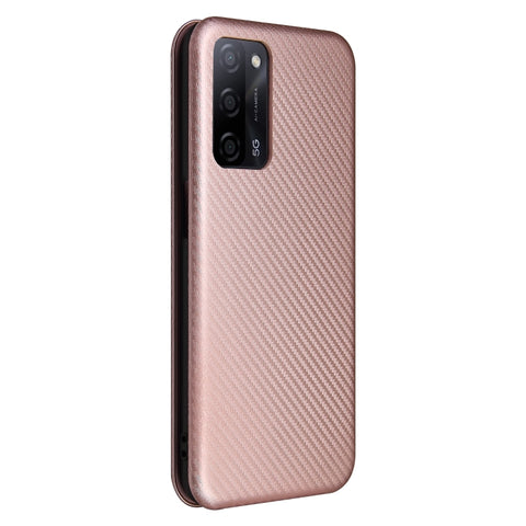 Carbon Fiber Texture Magnetic Horizontal Flip TPU + PC + PU Leather Case with Card Slot, For OPPO A55 5G, For Motorola Moto E7 Power, For Google Pixel 5a 5G, For Samsung Galaxy A02 / M02, For OPPO A93 5G