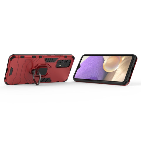 PC + TPU Shockproof Protective Case with Magnetic Ring Holder, For Samsung Galaxy A32 4G