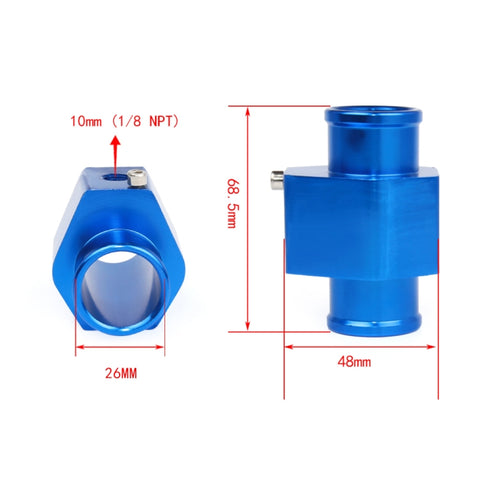 Car Water Temperature Meter Temperature Gauge Joint Pipe Radiator Sensor Adaptor Clamps, 26mm, 28mm, 30mm, 32mm, 34mm, 36mm, 38mm, 40mm