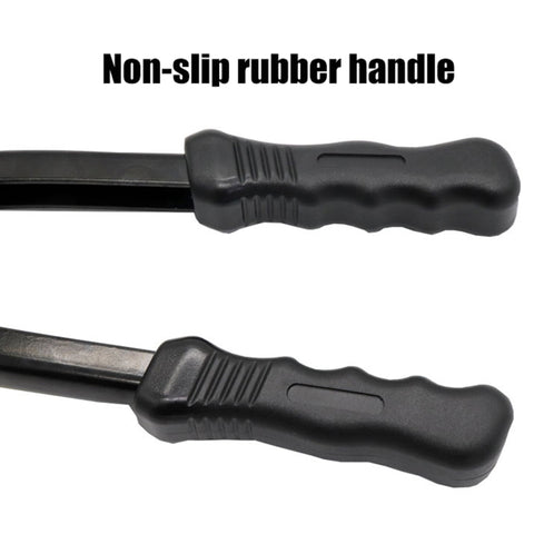 BT-605 Double Handle Manual Blind Rivet Nut Pull Cap Tool with 60 PCS Nuts, Manual Blind Rivet