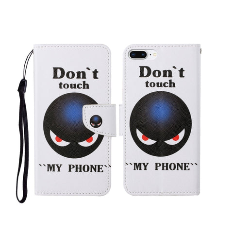 Painted Pattern Horizontal Flip Leathe Case, For iPhone 6, For iPhone 6 Plus, For iPhone 7 Plus