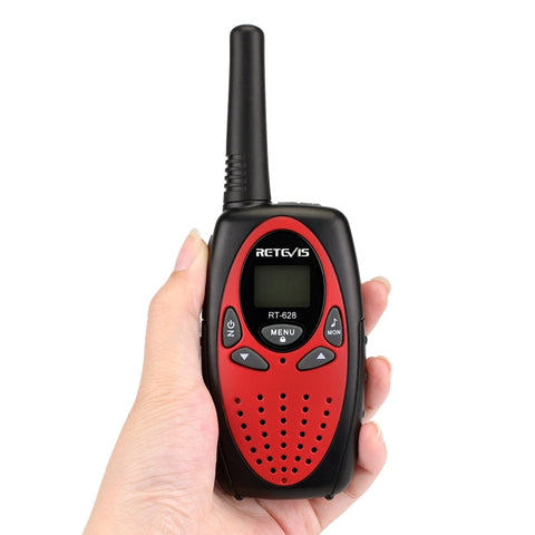 1 Pair RETEVIS RT628 0.5W US Frequency 462.550-467.7125MHz 22CHS Handheld Children Walkie Talkie, RT628(Red), RT628(Black), RT628(White)
