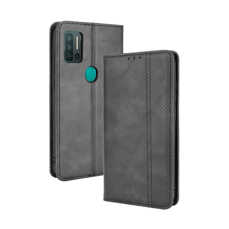 Magnetic Buckle Retro Crazy Horse Texture Horizontal Flip Leather Case with Holder & Card Slots & Photo Frame, For Ulefone Note 11P, For Xiaomi Mi 10S