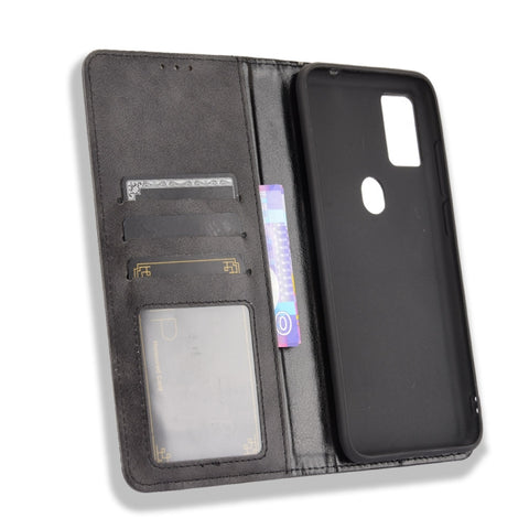 Magnetic Buckle Retro Crazy Horse Texture Horizontal Flip Leather Case with Holder & Card Slots & Photo Frame, For Ulefone Note 11P, For Xiaomi Mi 10S