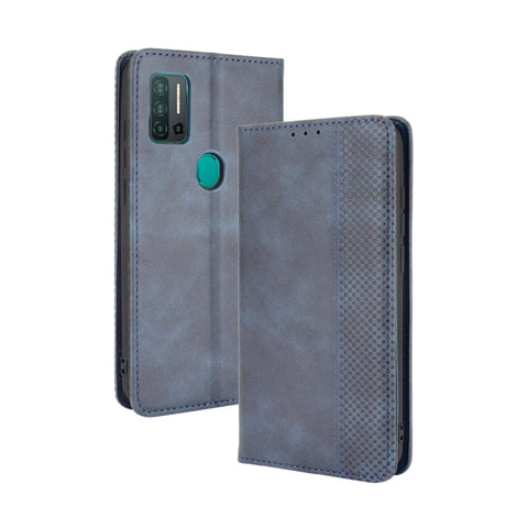 Magnetic Buckle Retro Crazy Horse Texture Horizontal Flip Leather Case with Holder & Card Slots & Photo Frame, For Ulefone Note 11P, For Xiaomi Mi 10S