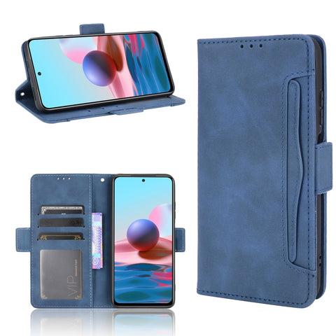 Skin Feel Calf Pattern Horizontal Flip Leather Case with Holder & Card Slots & Photo Frame, For Xiaomi Redmi Note 10 4G / Note 10S, For Xiaomi Redmi Note 10 Pro / Note 10 Pro Max, For Ulefone Note 11P, For Samsung Galaxy A32 4G, For Sony Xperia 1 III  ...