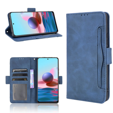 Skin Feel Calf Pattern Horizontal Flip Leather Case with Holder & Card Slots & Photo Frame, For Xiaomi Redmi Note 10 4G / Note 10S, For Xiaomi Redmi Note 10 Pro / Note 10 Pro Max, For Ulefone Note 11P, For Samsung Galaxy A32 4G, For Sony Xperia 1 III  ...