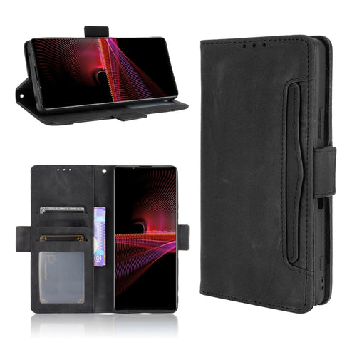 Skin Feel Calf Pattern Horizontal Flip Leather Case with Holder & Card Slots & Photo Frame, For Xiaomi Redmi Note 10 4G / Note 10S, For Xiaomi Redmi Note 10 Pro / Note 10 Pro Max, For Ulefone Note 11P, For Samsung Galaxy A32 4G, For Sony Xperia 1 III  ...