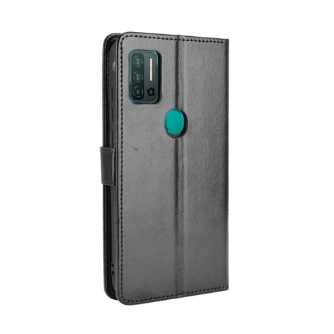 Retro Crazy Horse Texture Horizontal Flip Leather Case with Holder & Card Slots & Photo Frame, For Ulefone Note 11P