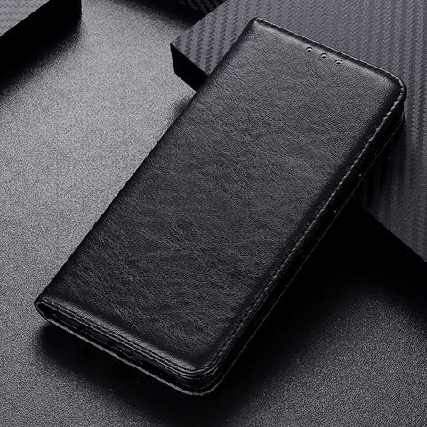 Magnetic Crazy Horse Texture Horizontal Flip Leather Case with Holder & Card Slots & Wallet, For Samsung Galaxy S21 FE