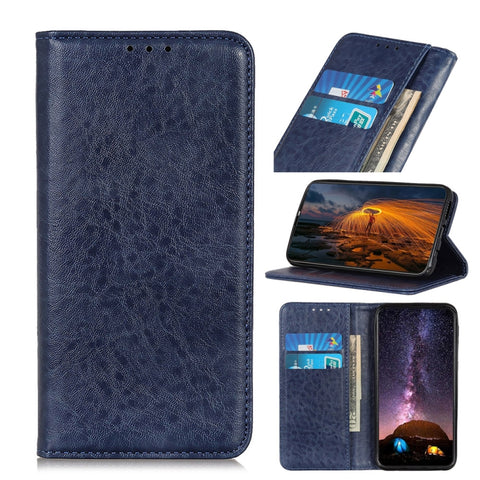 Magnetic Crazy Horse Texture Horizontal Flip Leather Case with Holder & Card Slots & Wallet, For Samsung Galaxy S21 FE