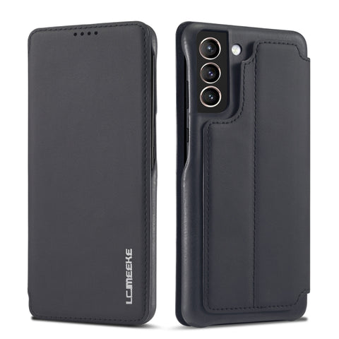 For Samsung Galaxy S21 FE LC.IMEEKE Hon Ancient Series Horizontal Flip Leather Case with Holder & Card Slot, For Samsung Galaxy S21 FE