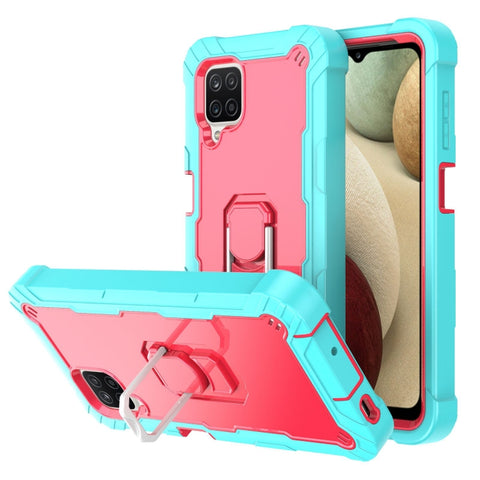 PC + Rubber 3-layers Shockproof Protective Case with Rotating Holder, For Samsung Galaxy A02s, For Samsung Galaxy A12 5G, For Samsung Galaxy A32 5G, For Samsung Galaxy A72 5G / 4G