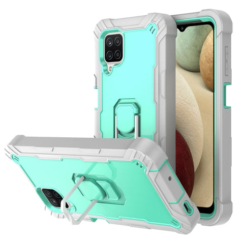 PC + Rubber 3-layers Shockproof Protective Case with Rotating Holder, For Samsung Galaxy A02s, For Samsung Galaxy A12 5G, For Samsung Galaxy A32 5G, For Samsung Galaxy A72 5G / 4G