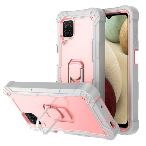 PC + Rubber 3-layers Shockproof Protective Case with Rotating Holder, For Samsung Galaxy A02s, For Samsung Galaxy A12 5G, For Samsung Galaxy A32 5G, For Samsung Galaxy A72 5G / 4G
