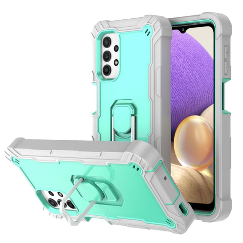 PC + Rubber 3-layers Shockproof Protective Case with Rotating Holder, For Samsung Galaxy A02s, For Samsung Galaxy A12 5G, For Samsung Galaxy A32 5G, For Samsung Galaxy A72 5G / 4G