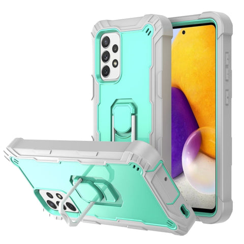 PC + Rubber 3-layers Shockproof Protective Case with Rotating Holder, For Samsung Galaxy A02s, For Samsung Galaxy A12 5G, For Samsung Galaxy A32 5G, For Samsung Galaxy A72 5G / 4G