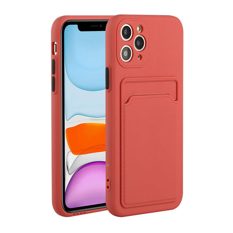 Card Slot Design Shockproof TPU Protective Case, For iPhone 11 Pro Max, For iPhone 12 mini, For iPhone 12, For iPhone 12 Pro